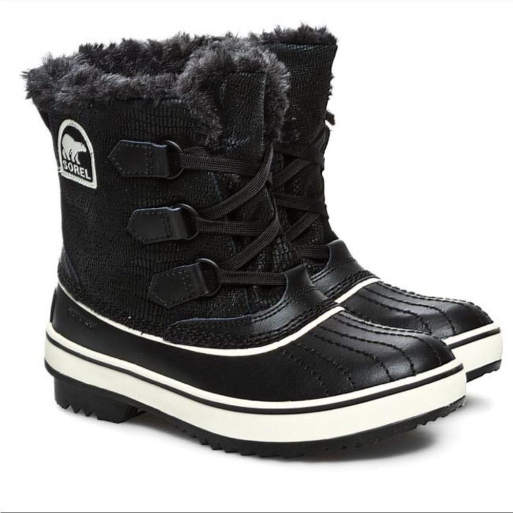 ⚡️Sorel Tivoli Womens Winter Snow Boots, Color Black/Turtledove, Size 6